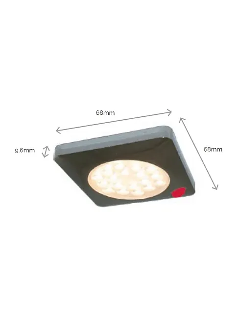 Karavan Tavan  Düğmeli  Spot Led 12 Volt  Bono (6013a)