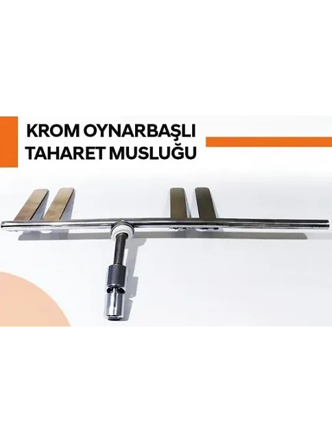 Taharet Çubuğu Krom Oynarbaşlıklı (4020a) Taharet Çubuğu Krom Oynarbaşlıklı (4020a)