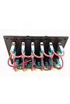 4 Lü Bfy Otomatik Sigortalı Ve Işıklı Switch Panel Siyah Butonlu (7010)