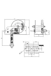 Knott 414 Kg Kollu Kayış Halatlı El Vinci (17025a) Knott 414 Kg Kollu Kayış Halatlı El Vinci (17025a)