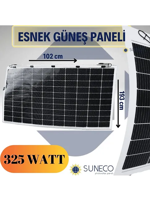 Suneco Esnek Güneş Paneli 325 W (19004k) Suneco Esnek Güneş Paneli 325 W (19004k)