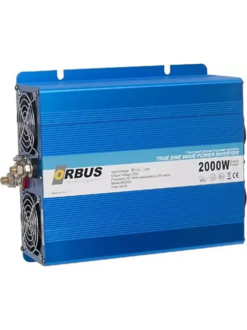 Orbus 2000 W 12 Volt Tam Sinüs İnverter Şarjsız (18001v)
