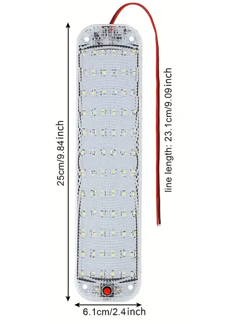 12v Led  6500k  72 Led İç Mekan Şerit Led Anahtarlı (6016)