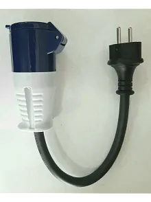 Karavan Dış Elektrik Adaptör Kablosu 35 Cm (16 Amper) (6028c)