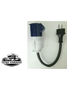 Karavan Dış Elektrik Adaptör Kablosu 35 Cm (16 Amper) (6028c) Karavan Dış Elektrik Adaptör Kablosu 35 Cm (16 Amper) (6028c)
