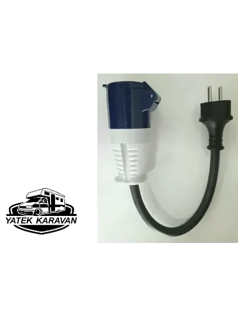 Karavan Dış Elektrik Adaptör Kablosu 35 Cm (16 Amper) (6028c)