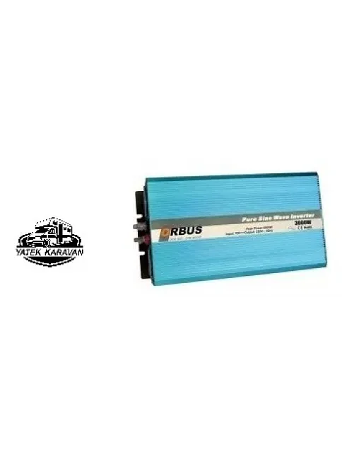 Orbus 3000 W 12 Volt Tam Sinüs İnverter Şarjsız (18001y)