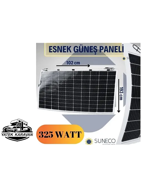 Suneco Esnek Güneş Paneli 325 W (19004k) Suneco Esnek Güneş Paneli 325 W (19004k)