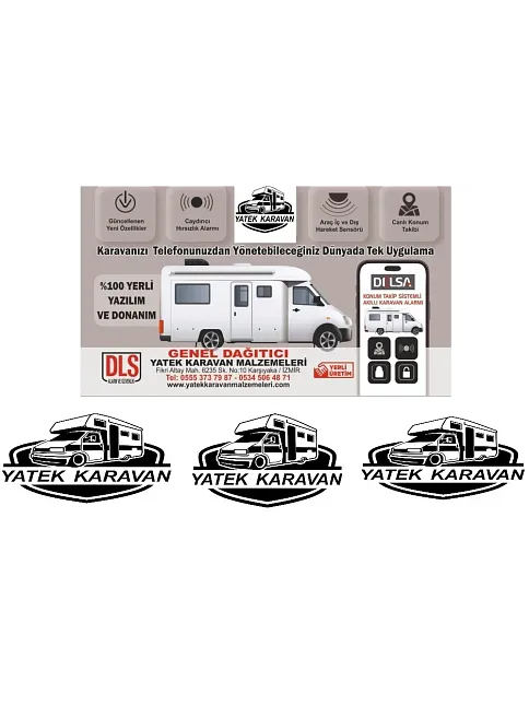 Konum Takip Sistemli Akıllı Karavan Alarmı Cep Telefonundan Kontrol (13020) Konum Takip Sistemli Akıllı Karavan Alarmı Cep Telefonundan Kontrol (13020)