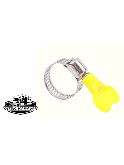 Paslanmaz Çelik Hortum Kelepçeleri Sarı Plastik Saplı (28015) Paslanmaz Çelik Hortum Kelepçeleri Sarı Plastik Saplı (28015)