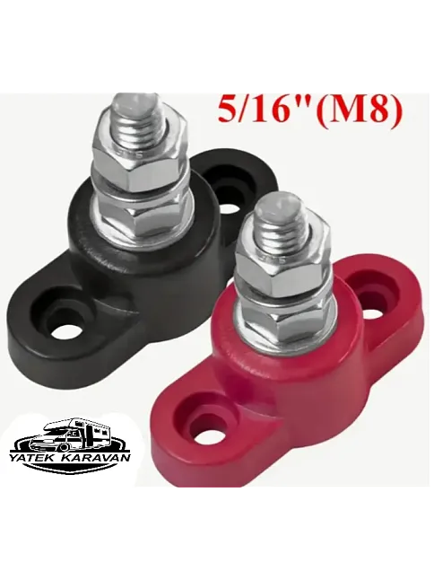 Bara M8 Metal Batarya Kablo Terminalleri, 36v Çift (7036)