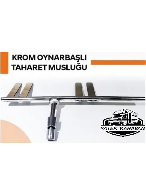 Taharet Çubuğu Krom Oynarbaşlıklı (4020a) Taharet Çubuğu Krom Oynarbaşlıklı (4020a)