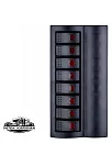 Bfy Otomatik Sigortalı Ve Işıklı Switch Panel 8 Li Siyah Butonlu (7012)