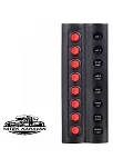 Bfy Marin Sigortalı Switch Panel 8 Li Kırmızı Butonlu (7009) Bfy Marin Sigortalı Switch Panel 8 Li Kırmızı Butonlu (7009)