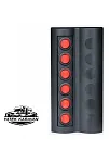 Bfy Marin Sigortalı Switch Panel 6 Lı Kırmızı Butonlu (7008)
