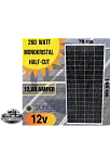 Suneco 260 W Half Cut Watt Monokristal Solar Güneş Paneli A Sınıf 12 Volt (19004a) Suneco 260 W Half Cut Watt Monokristal Solar Güneş Paneli A Sınıf 12 Volt (19004a)