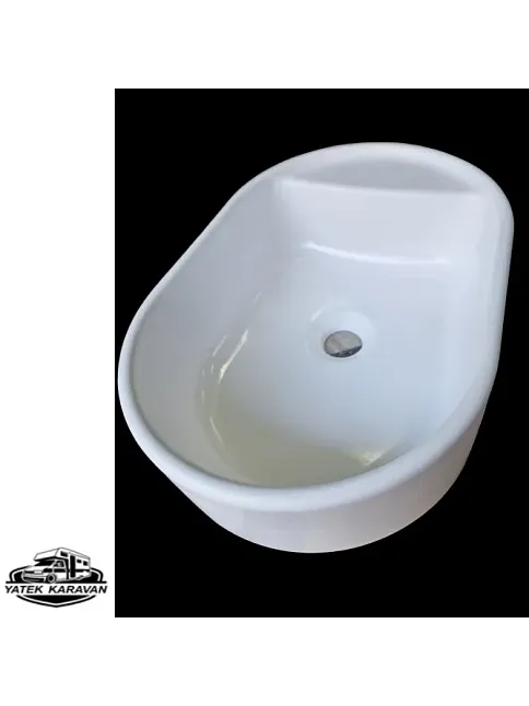 Karavan Banyo Oval Lavabo Evye Polyester 27 X 40 X 11 (25005b) Karavan Banyo Oval Lavabo Evye Polyester 27 X 40 X 11 (25005b)