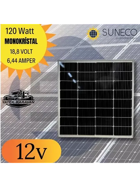 Suneco 120w Half-cut Watt Monokristal Solar Güneş Paneli A Sınıf 12 Volt (19001) Suneco 120w Half-cut Watt Monokristal Solar Güneş Paneli A Sınıf 12 Volt (19001)