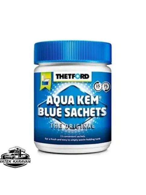 Aqua Kem Blue Sachets Tablet Tuvalet Kimyasalı (5018a) Aqua Kem Blue Sachets Tablet Tuvalet Kimyasalı (5018a)