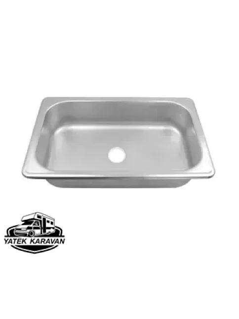 Tekne - Karavan Paslanmaz Dikdörtgen Evye 27 X 33 X 15 Cm (11024) Tekne - Karavan Paslanmaz Dikdörtgen Evye 27 X 33 X 15 Cm (11024)
