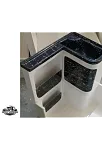 Banyo Duş Teknesi Dolap Lavabo Dahil Siyah 75 X 110 (25001s)