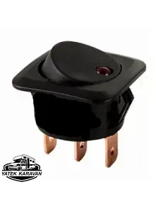 12 Volt Aç Kapa Anahtar 30 Mm (6008) 12 Volt Aç Kapa Anahtar 30 Mm (6008)