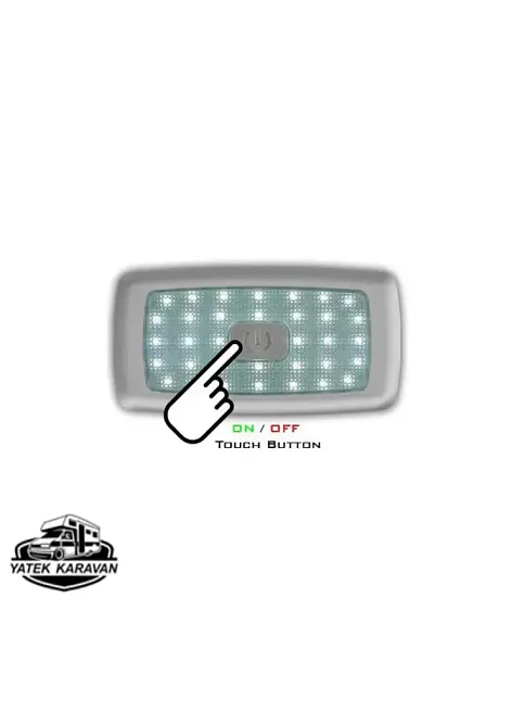 Sanel Led Lamba 12v 34 Ledli İç Aydınlatma Dokunmatik (6001)