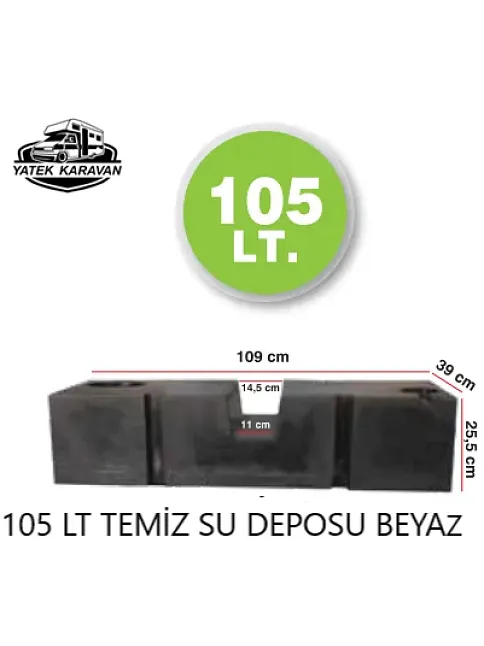 Karavan Su Deposu 105 Lt Temiz Su Beyaz (32014) Karavan Su Deposu 105 Lt Temiz Su Beyaz (32014)