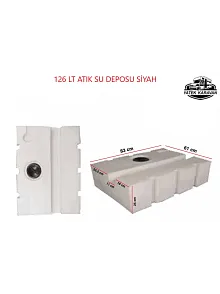 Karavan Su Deposu 126 Lt Pis Su Siyah (32017) Karavan Su Deposu 126 Lt Pis Su Siyah (32017)