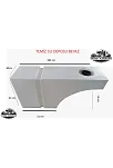 Karavan Su Deposu 100 Lt Teker Üstü Temiz Su  Beyaz (32034)