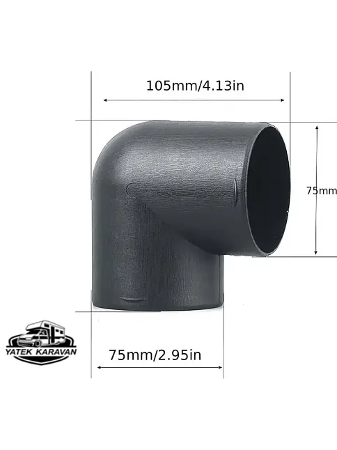 75 Mm Dirsek Dizel Isıtıcılar İçin (24017a) 75 Mm Dirsek Dizel Isıtıcılar İçin (24017a)
