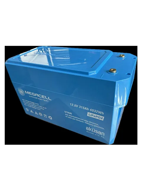 Megacell 12,8v 315ah Lifepo4 Prizmatik Lityum Demir Fosfat Akü Bluetooth (19015) Megacell 12,8v 315ah Lifepo4 Prizmatik Lityum Demir Fosfat Akü Bluetooth (19015)