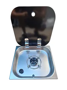 Karavan Tekne Cam Kapaklı Tek Ocak 33 X 35 (11007)