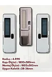 Einstein 1800x580 Karavan Kapısı Sineklik Dahil Sol Açılır (21040) Einstein 1800x580 Karavan Kapısı Sineklik Dahil Sol Açılır (21040)
