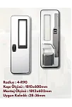 Einstein 1810x600 Karavan Kapısı Sineklik Dahil Sağ Açılır (21042) Einstein 1810x600 Karavan Kapısı Sineklik Dahil Sağ Açılır (21042)