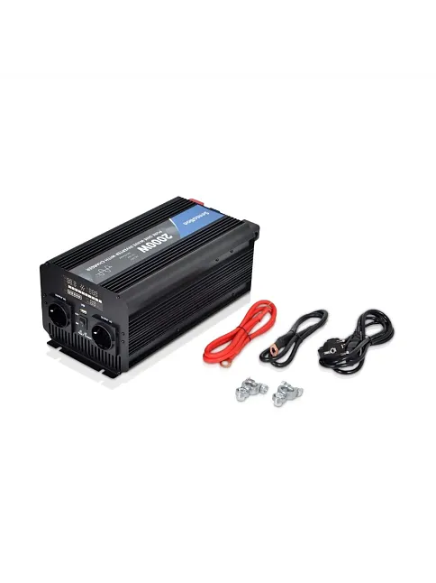 Sensatıon 2000w Watt 2kw Tam Sinüs Şarjlı (20a) İnvertör Ekranlı 12v / 220v Çevirici İnverter (26007d)
