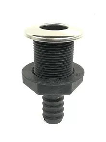 Krom Flanşlı Sintine Çıkışı Düz 1" Krom Flanşlı Sintine Çıkışı Düz 1"
