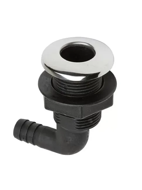 Krom Flanşlı Sintine Çıkışı Dirsekli 3/4